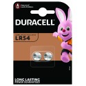 Pila de botón Duracell LR54 - 2 unidades