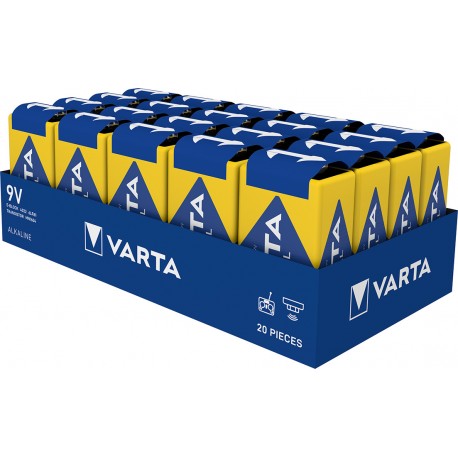 VARTA Industrial PRO 9V BANDEJA 20