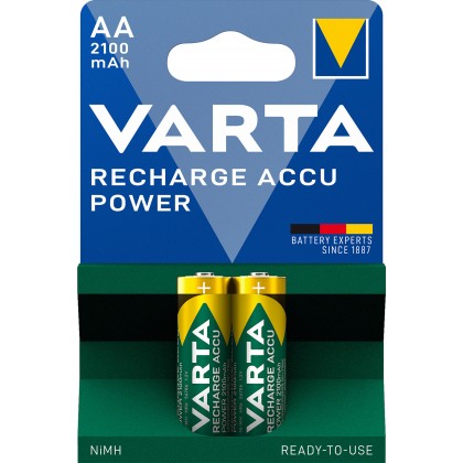VARTA Recharge Accu Power AA HR06 2100 mAh BLISTER 2