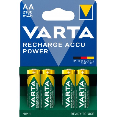 VARTA Recharge Accu Power AA HR06 2100 mAh BLISTER 4
