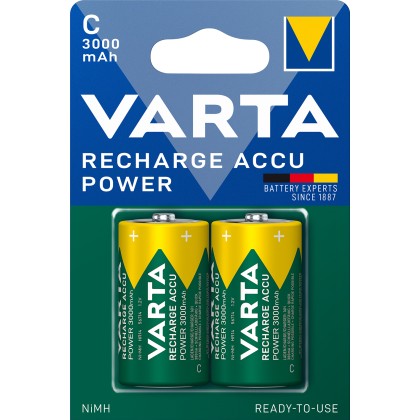 VARTA Recharge Accu Power C HR14 3000 mAh BLISTER 2