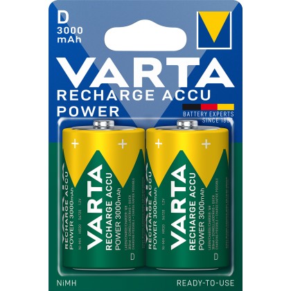 VARTA Recharge Accu Power D HR20 3000 mAh BLISTER 2