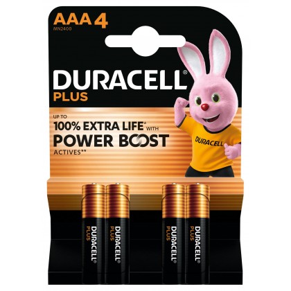 Pila alcalina Plus POWER BOOST AAA LR03 - 4 unidades